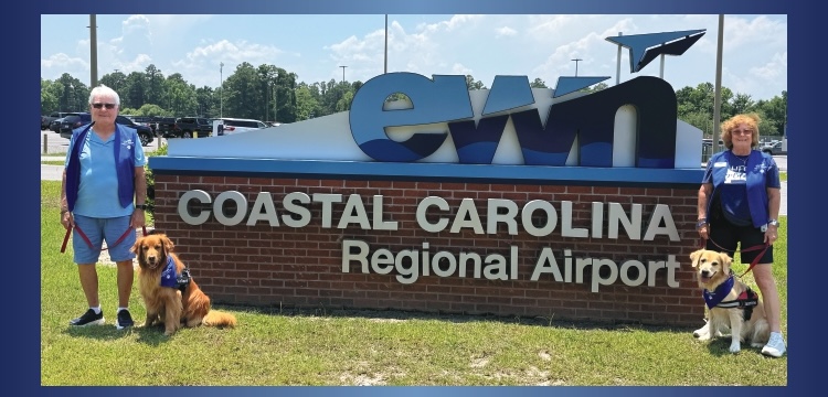 Coastal Carolina Canine Crew by EWN sign